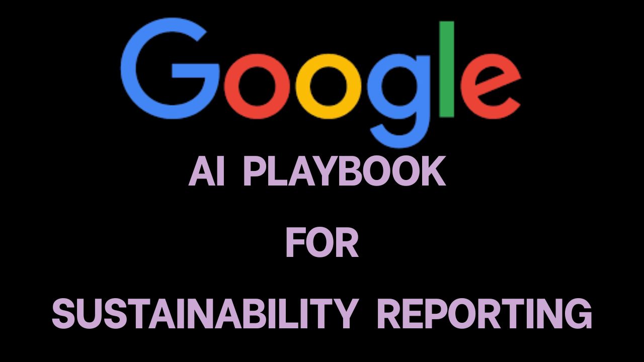 AI Playbook for Sustainability Reporting
