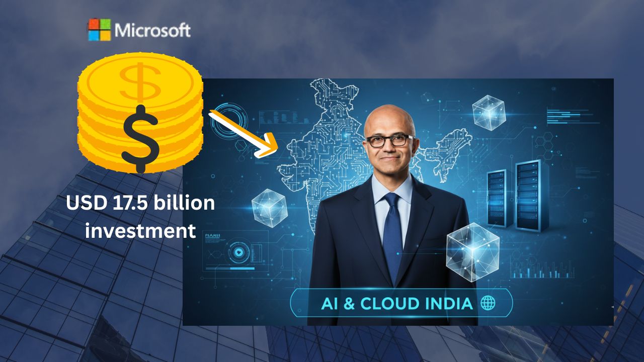 Satya Nadella AI investment in India